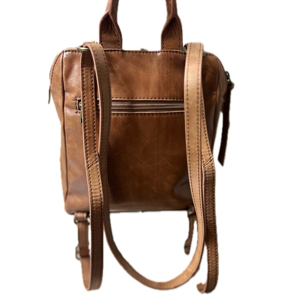 The Sak Backpack Loyola Tobacco Floral Convertible Small Leather Backpack - Picture 11 of 11